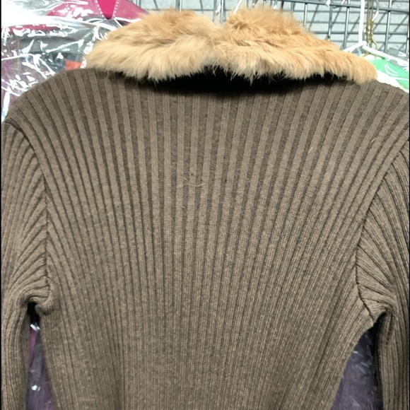 Dolce & Gabanna D&G fur trim Duster Cardigan - Picture 5 of 10